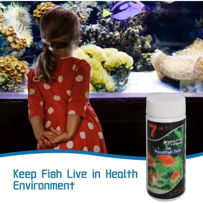Aquarium Test Kit - Aquarium teststrips zoetwater zwembad aquarium water