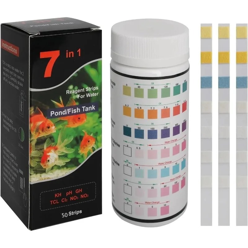Aquarium Test Kit - Aquariumteststrips Testkit voor visbakken Zoetwater- en