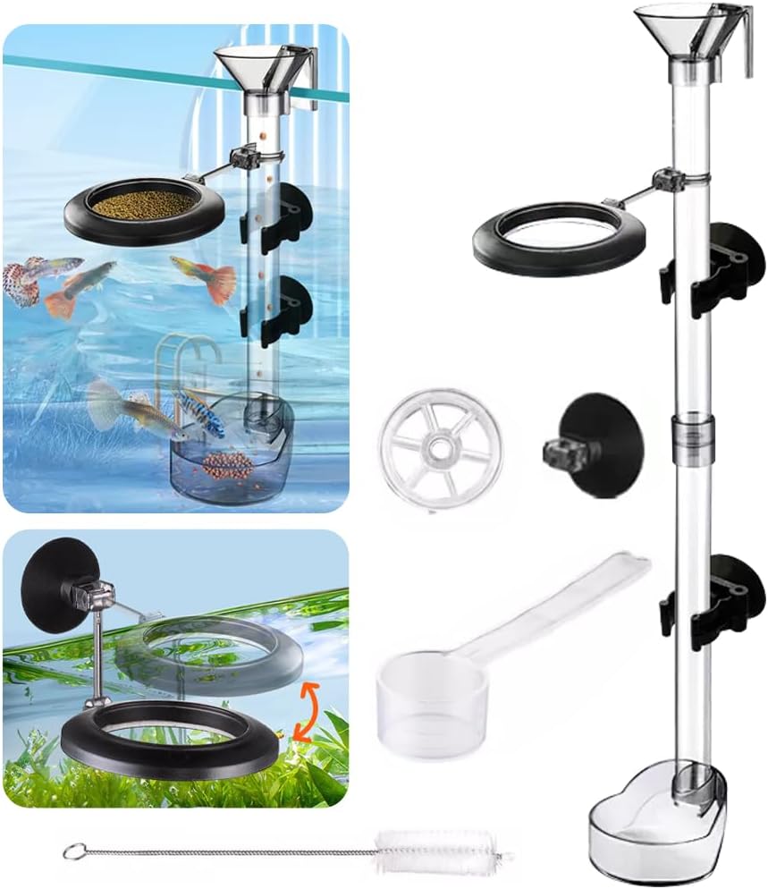Aquarium Fish Feeder - Vis Garnalen Voeden Schotel Set Vis