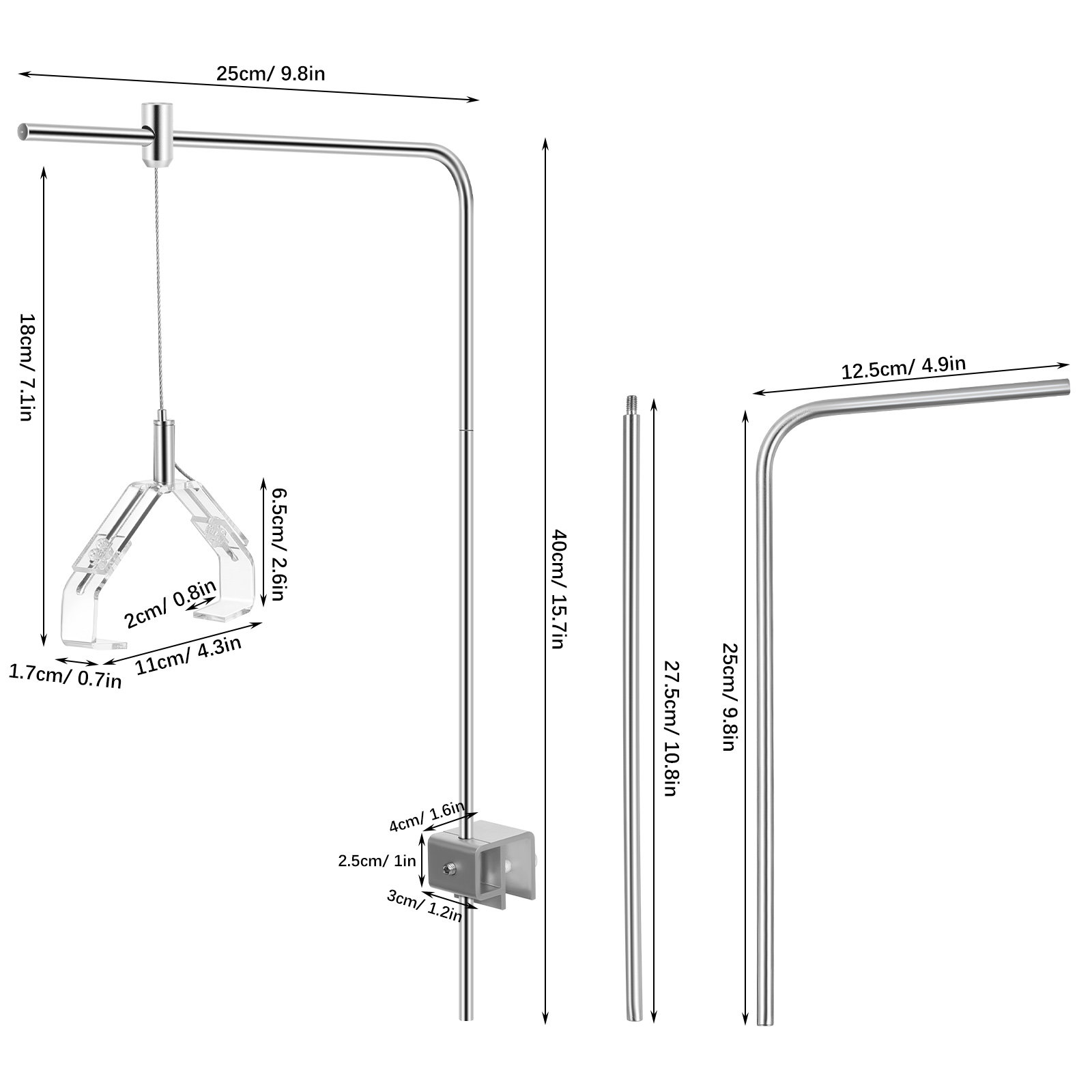 2 stuks aquariumlamphouder ond - Aquarium Fish Light Lamp recensie en prijs