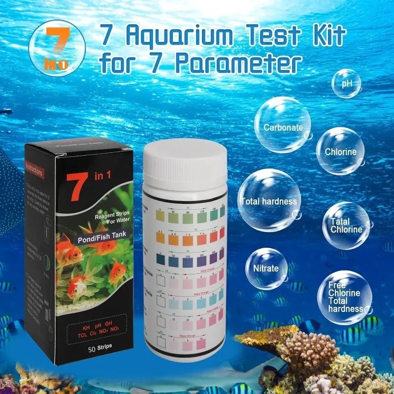 Aquariumteststrips Testkit voo - Aquarium Test Kit recensie en prijs