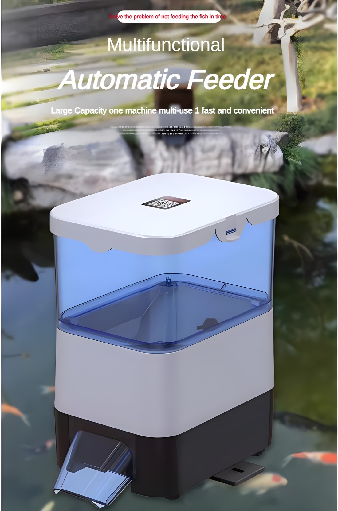 EVNICE Automatische Zonne-aang - Aquarium Fish Feeder recensie en prijs