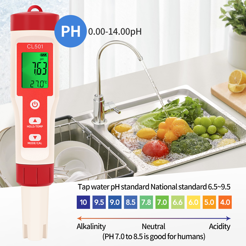 PH/CL2/H2/ORP/Temperatuurmeter - Aquarium Test Kit recensie en prijs