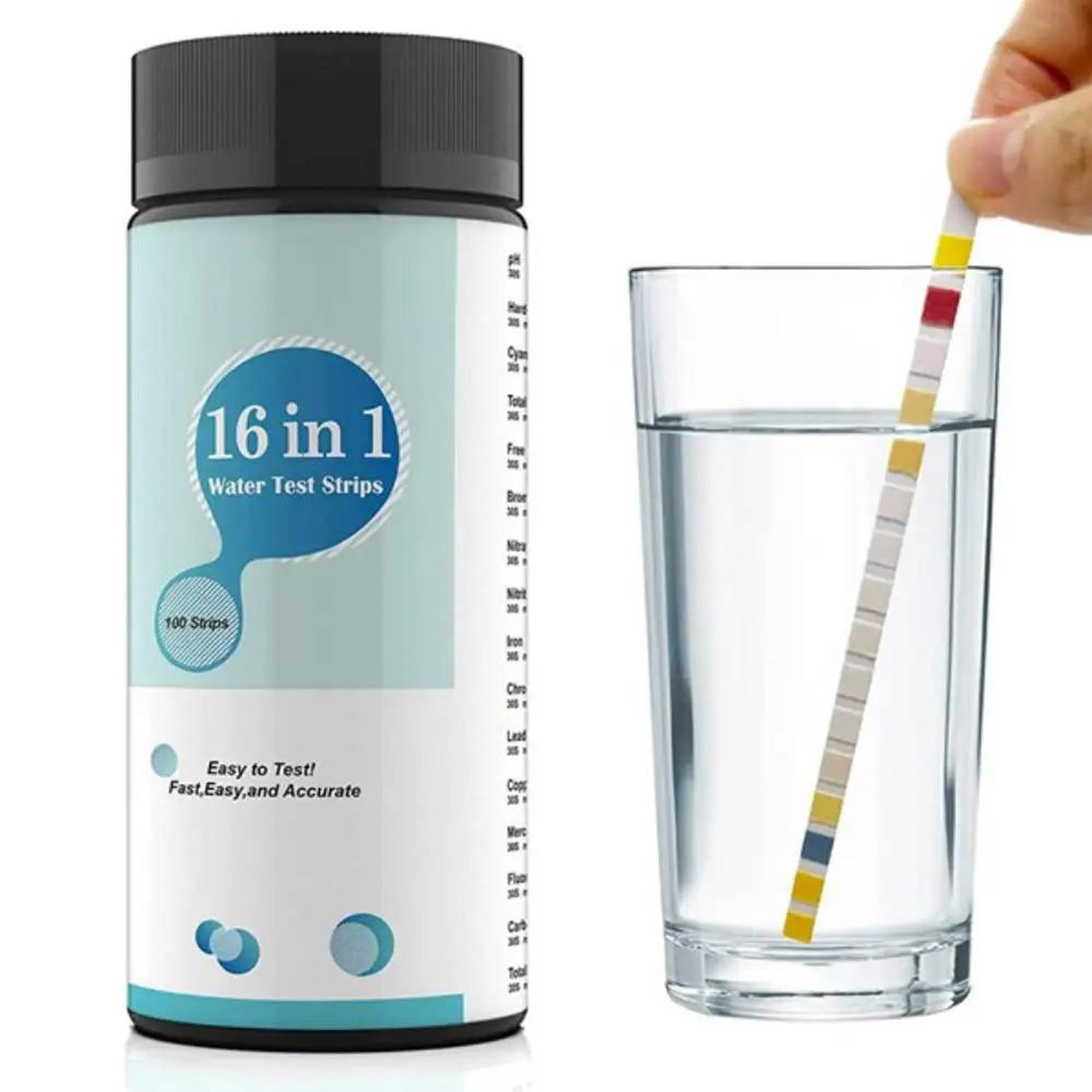 16-in-1 Water Teststrips, 100  - Aquarium Test Kit recensie en prijs