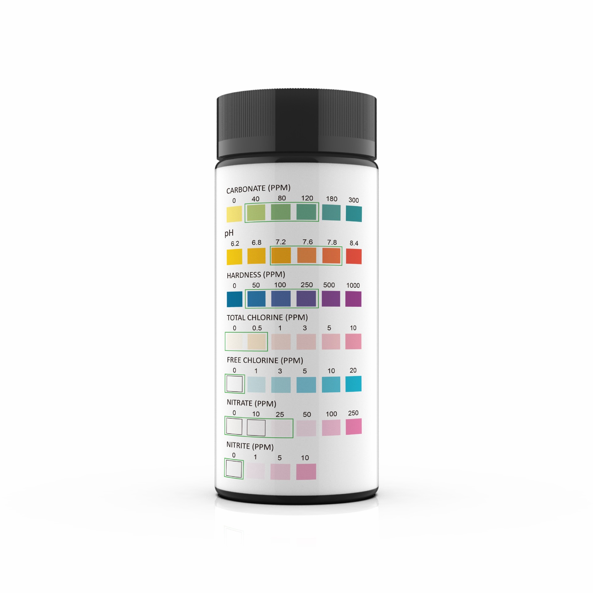 7-in-1 aquariumteststrips, 50  - Aquarium Test Kit recensie en prijs