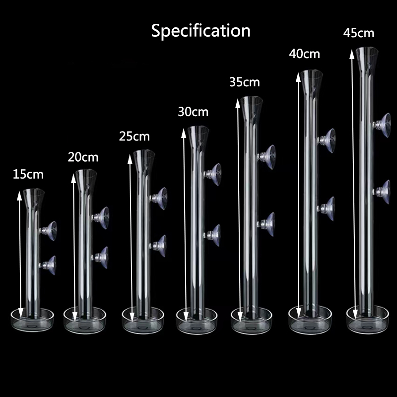 Glas Aquarium Feeder Buis Scho - Aquarium Fish Price recensie en prijs