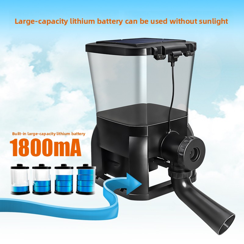 Jebao solar koi vijver buiten  - Aquarium Fish Feeder recensie en prijs