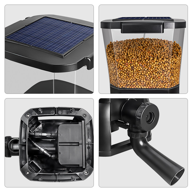 Jebao solar koi vijver buiten  - Aquarium Fish Feeder recensie en prijs