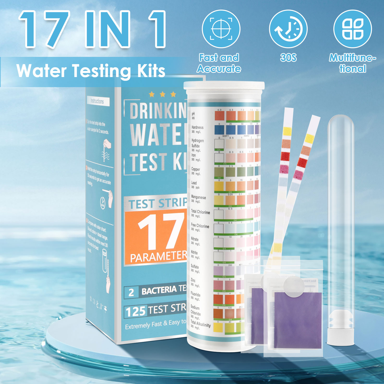 5-17 in 1 Aquarium Teststrips  - Aquarium Test Kit recensie en prijs