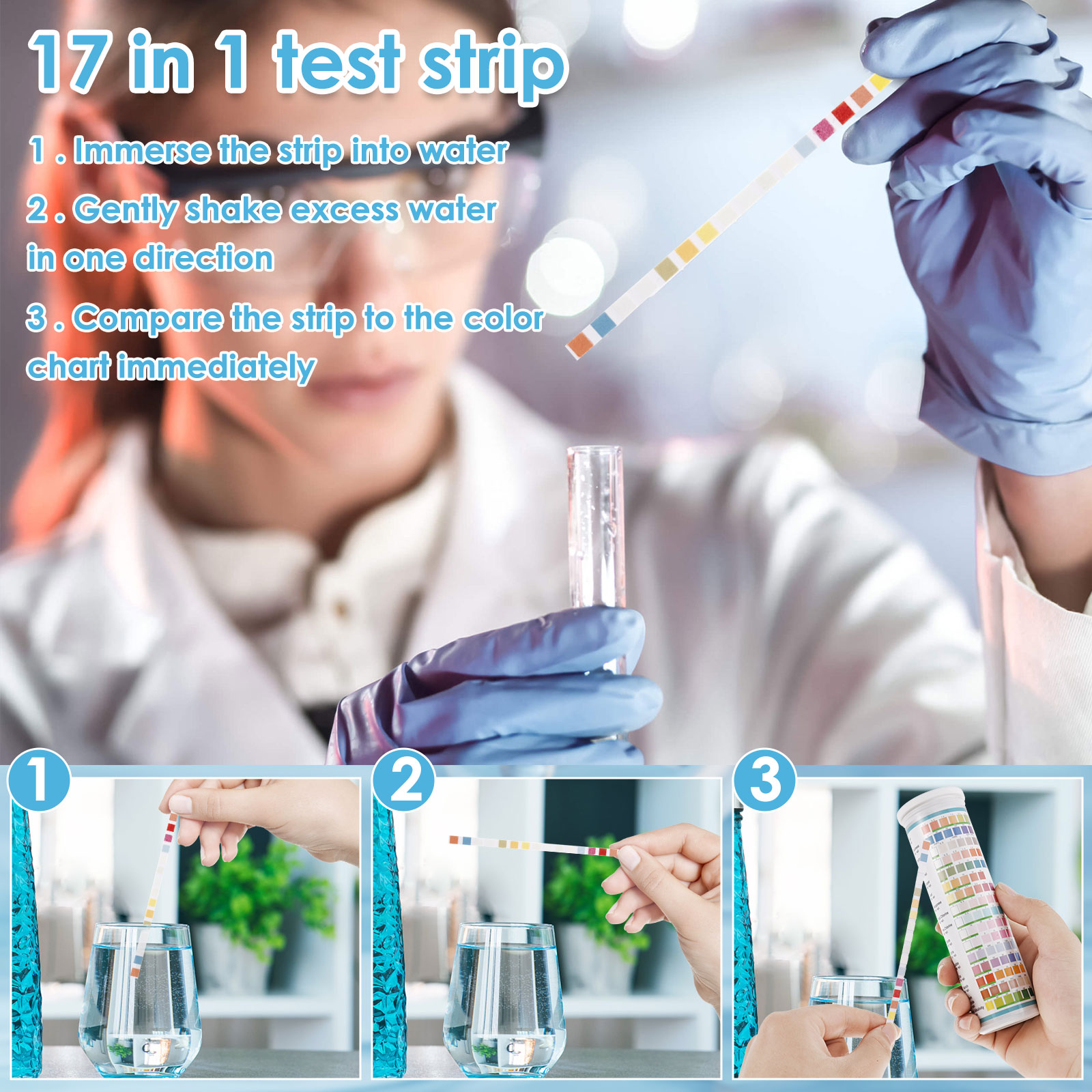 5-17 in 1 Aquarium Teststrips  - Aquarium Test Kit recensie en prijs